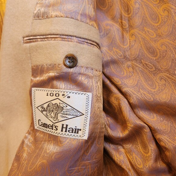 Jean Paul Germain Camel Hair Men's Sports Jacket 42R New $398 Value - Picture 7 of 12